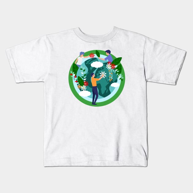 Save the Planet Kids T-Shirt by Ice Clothes